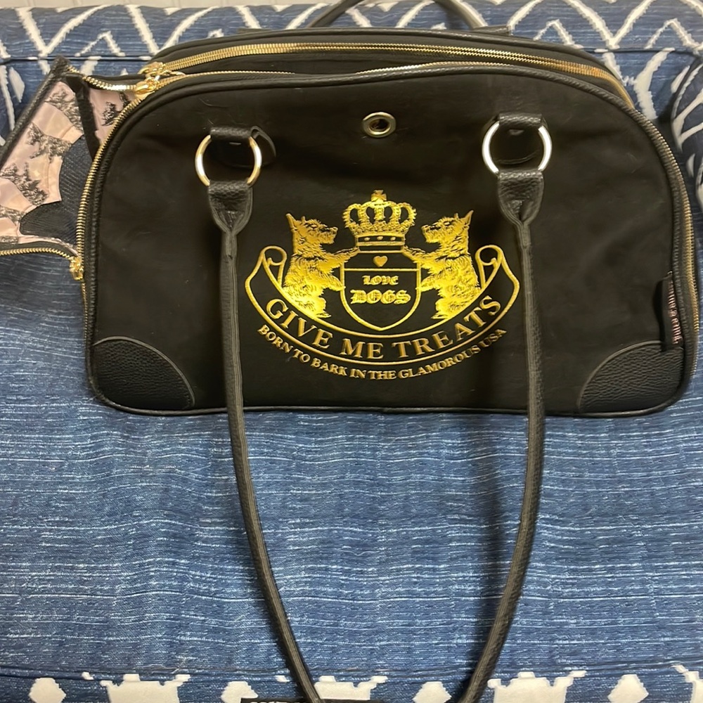 Juicy Couture pet carrier